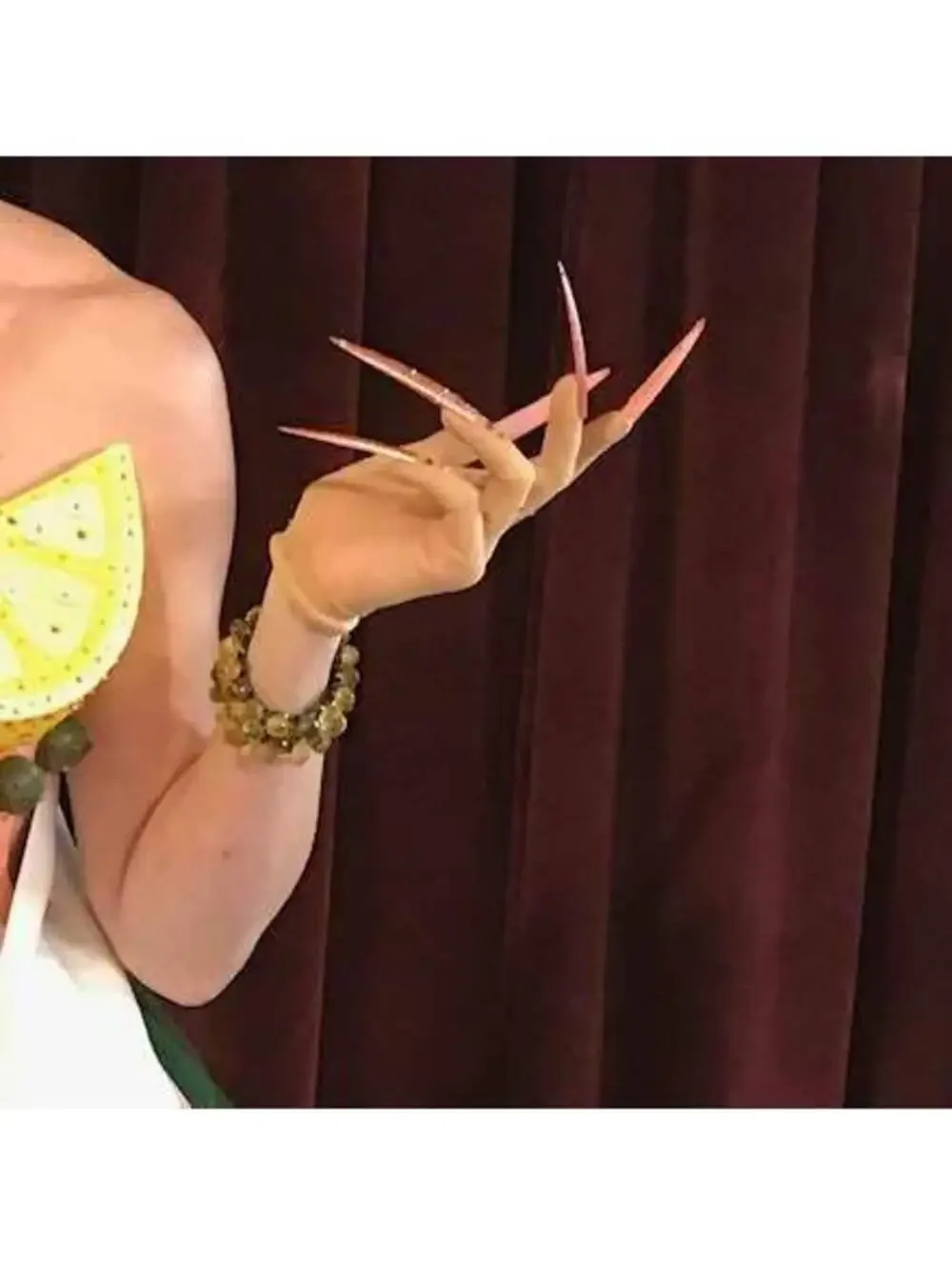 Drag Queen Costume Nail Gloves